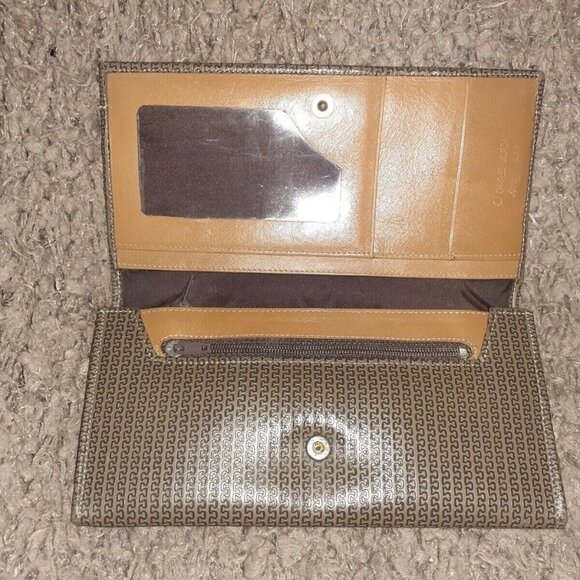 Vintage CHARLES JOURDAN Actif Logos Paris WALLET-Zips-Billfold-Excellent - Picture 5 of 7